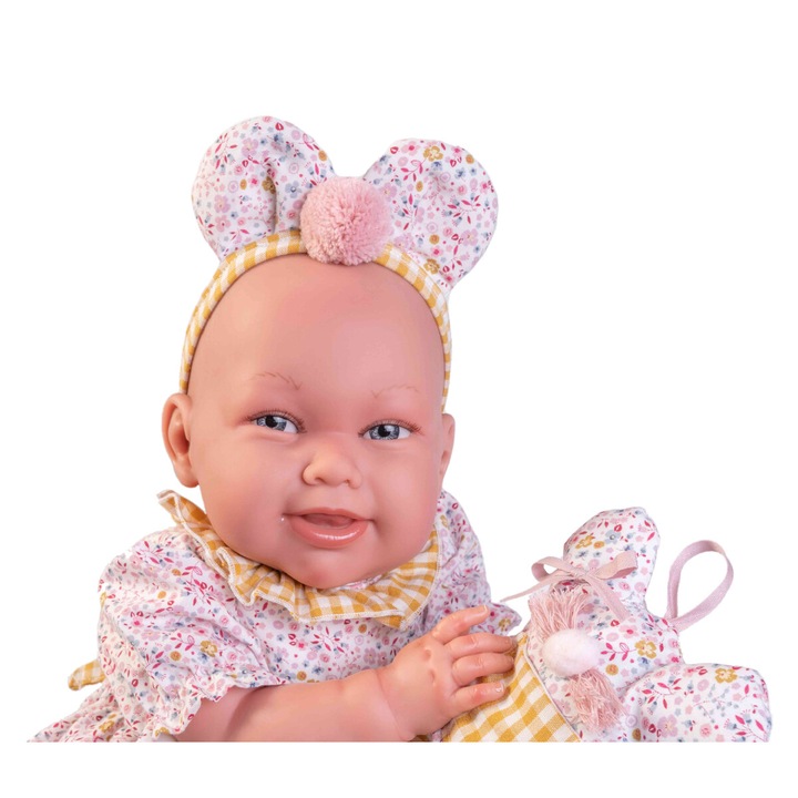 Кукла, Antonio Juan, Lala Reborn Martina 81381, розова, 52 см, комплект с книга