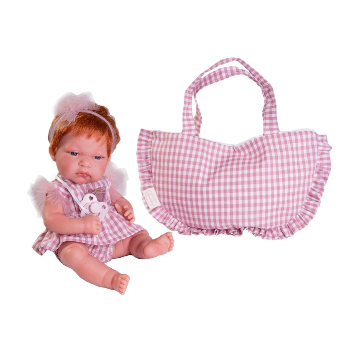 Комплект бебе кукла/чанта, Antonio Juan, Toneta 60353, 3 години+