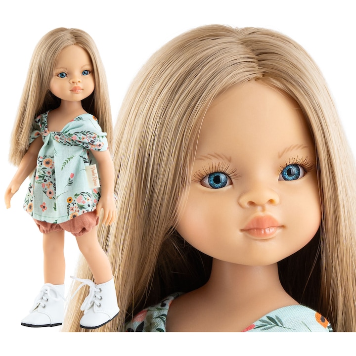 Baba, Paola Reina, 32 cm, bakelit, többszínű