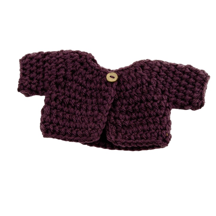 Пуловер за кукли Miniland, Przytullale, Акрил, Лилав, 3 години+