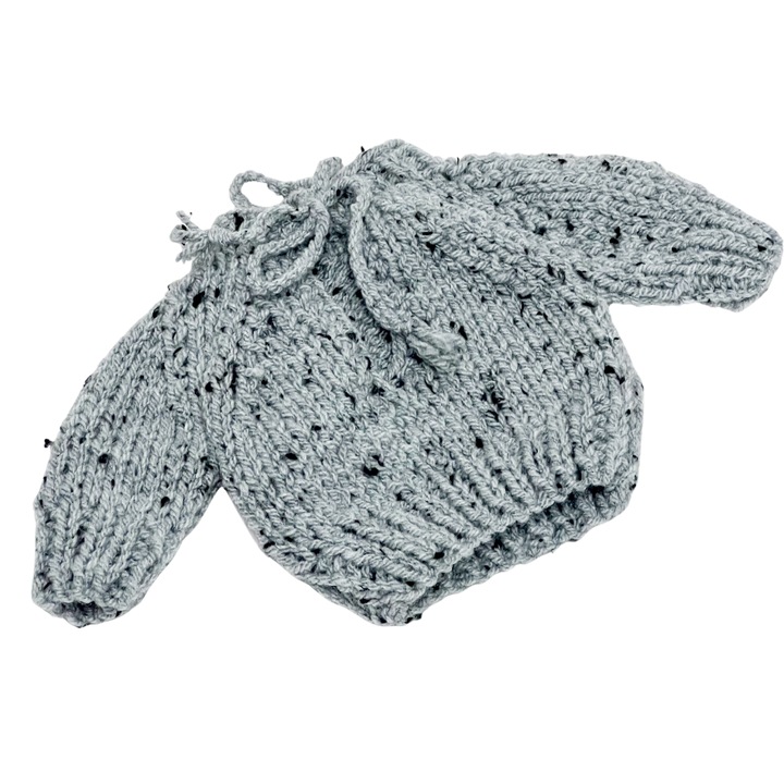 Baba pulóver, Przytullale, szürke, 38 cm