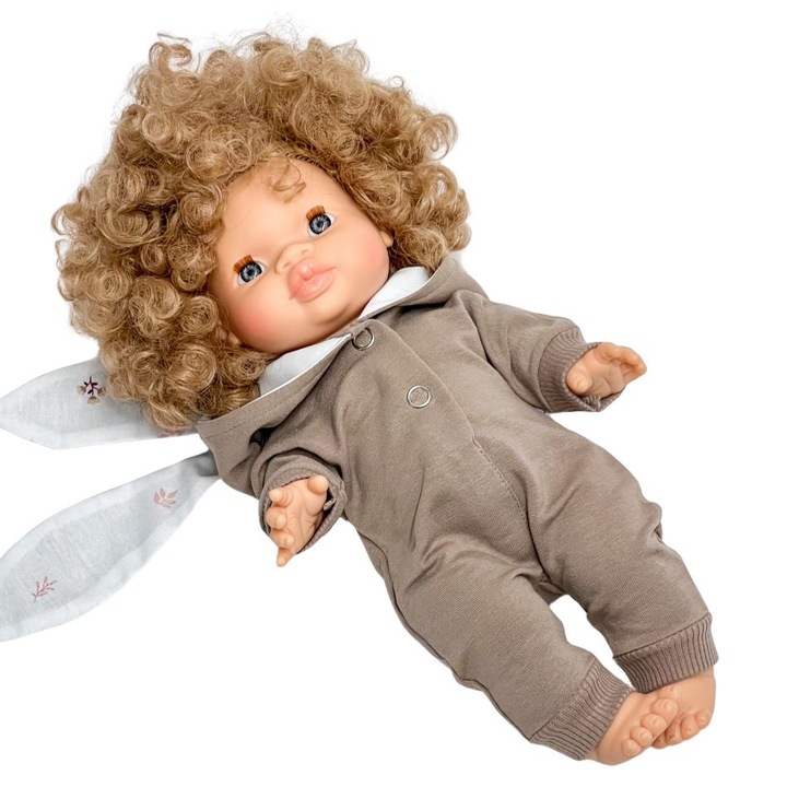 Jumpsuit babáknak, Przytullale, nyúlfül, 38x34cm