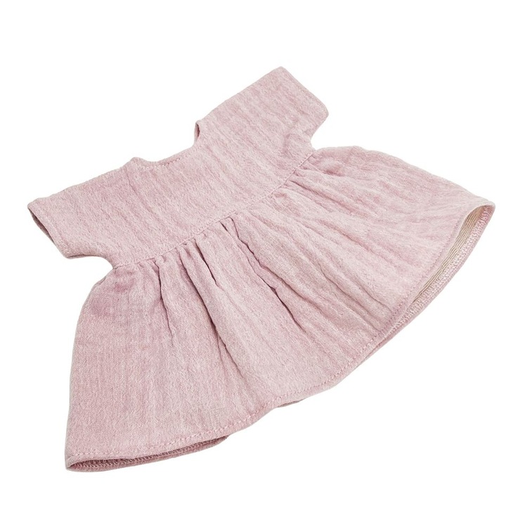 Ruha babáknak, Przytullale, rózsaszín melange, 38-34cm