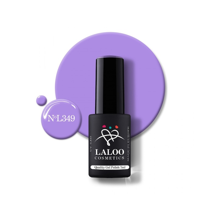 Полуперманентен лак за нокти 349 Lilac Laloo 7мл