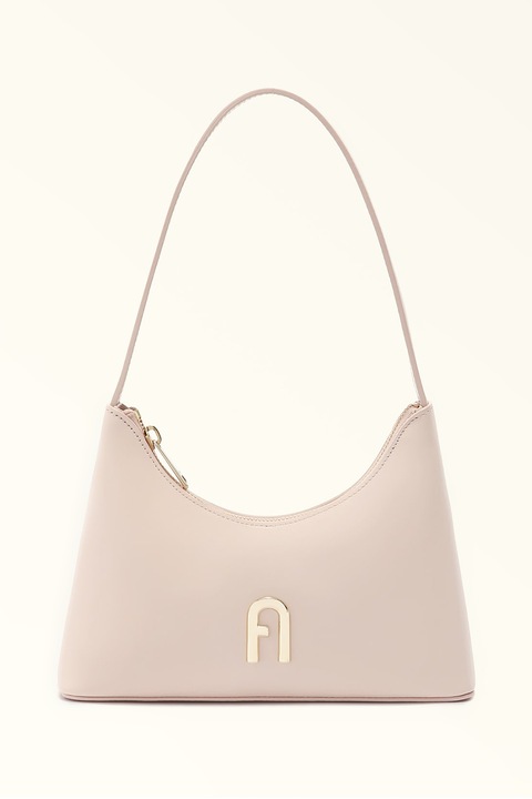 Furla, Bor taska hosszu Diamante vallpanttal, Halvány rózsaszín