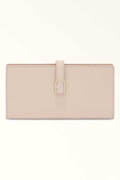 Furla, Кожено портмоне Flow Continental, Бежов