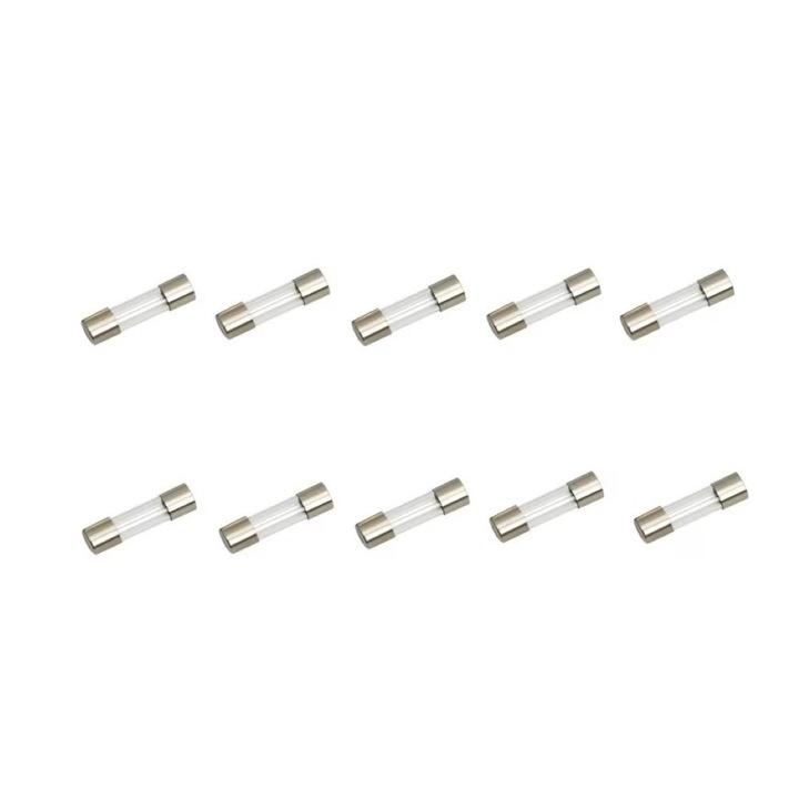 Комплект от 10 таймерни предпазителя 10A-T 5X20mm