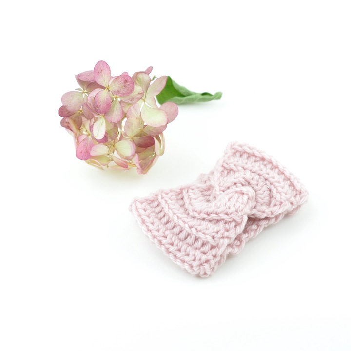 Fejpánt Miniland és Paola Reina babákhoz, rózsaszín, 38x34cm, szett