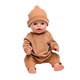 Set de imbracaminte pentru papusi Baby Born, Przytullale, bej, 43cm