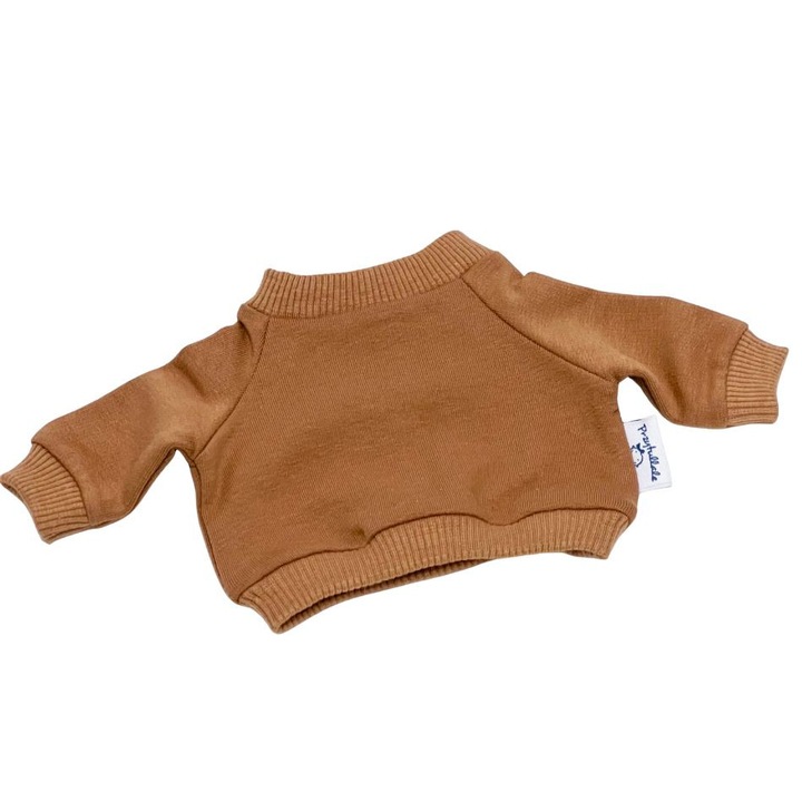 Baby Born 42-43 cm-es fahéjszínű pulóver