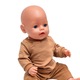 Set de imbracaminte pentru papusi Baby Born, Przytullale, bej, 43cm