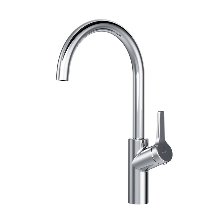 Смесител AM.PM X-Joy S FXB07000 едноръкохватков за кухненска мивка едноръкохватков Chrome