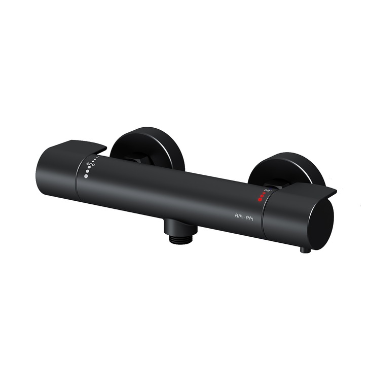 AM.PM FXA40022 X-Joy termosztatikus csaptelep zuhanyhoz, zuhanycsaphoz, fekete