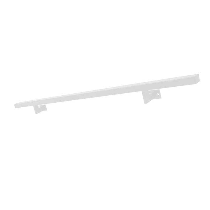 Mana Curenta Metalica, Stil Scandinav, Vopsire in camp electrostatic, Finisaje Premium, Alb, BalustradeTM