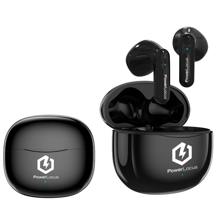Слушалки PowerLocus True Wireless Bluetooth Vibe Black