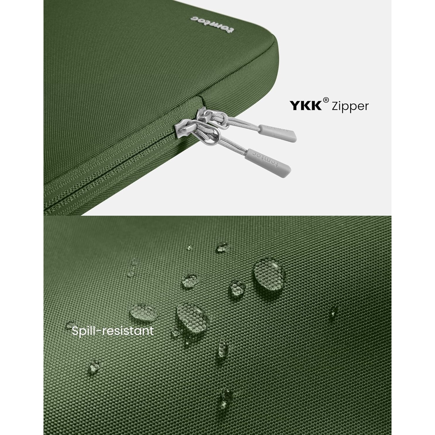 Husa laptop, pentru 16 inchi, A13, TomToc, verde