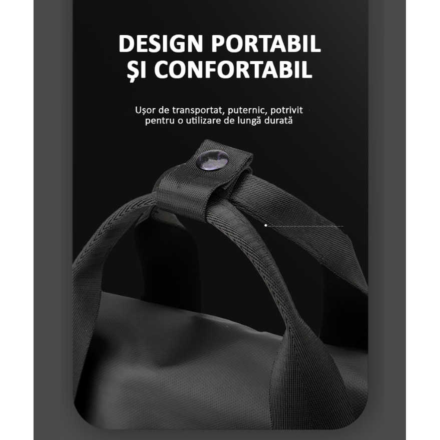 Rucsac multifunctional, laptop, impermeabil, office, business, albastru inchis, Obralix®