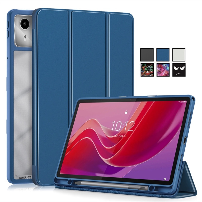 Husa DDOLI ® pentru tableta Lenovo Tab M11, 11 inch, Albastru