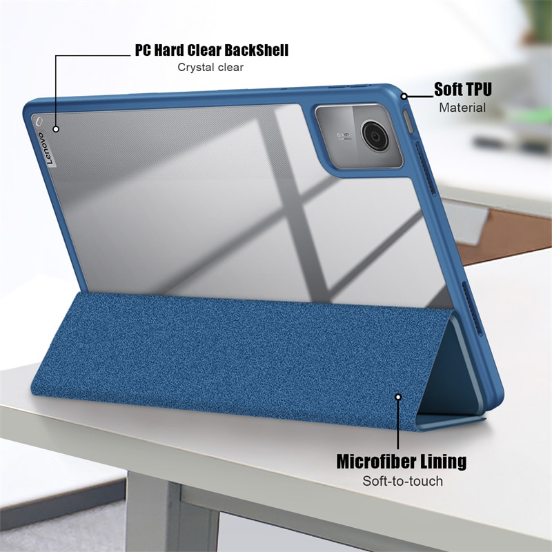 Husa DDOLI ® pentru tableta Lenovo Tab M11, 11 inch, Albastru