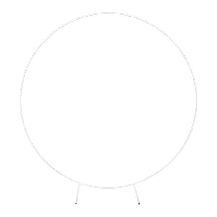 Arcada cerc de metal alba 200 cm