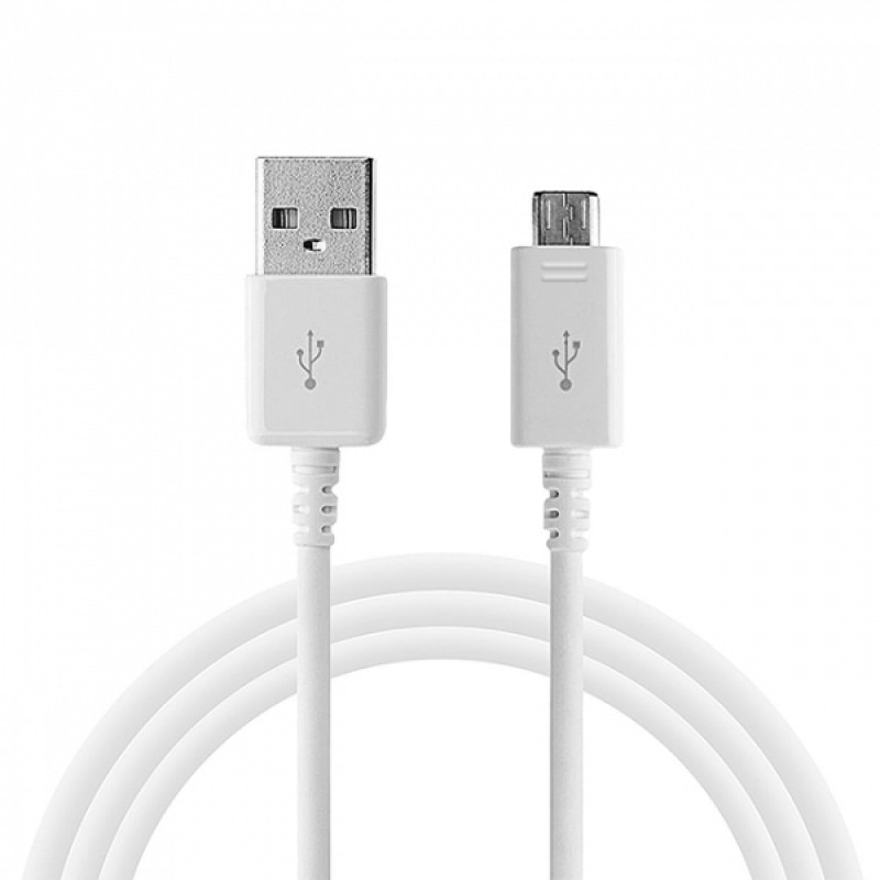 Cablu USB cu MicroUSB, 1m, alb