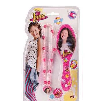 Perie par + colier, roz Perie par + colier, roz