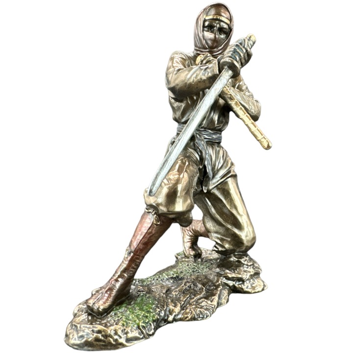 Figurina, Razboinic ninja japonez mascat cu sabie Veronese WU78211A4. 14, 5 cm