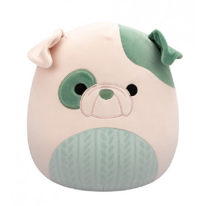 Jucarie de plus 30 cm, Augustine caine bulldog, Squishmallows