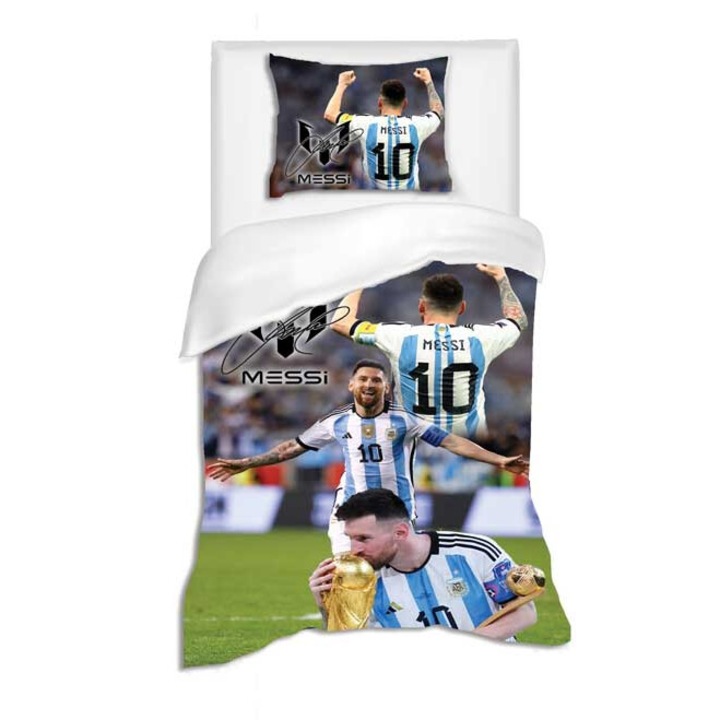 Спален комплект, Кингтекс, Messi, Микрофибър, За единично легло, 2 части