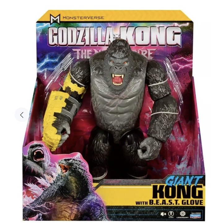 Monsterverse Godzilla x Kong фигура, Giant Kong 11 инча, епични детайли, комплект