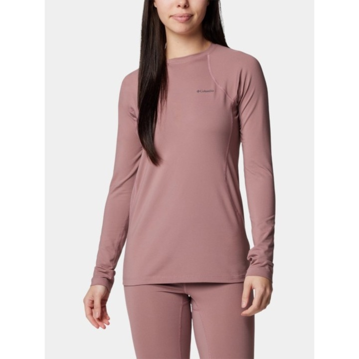 Bluza termica COLUMBIA Midweight Stretch Long Sleeve Top, Violet, Femei, Violet