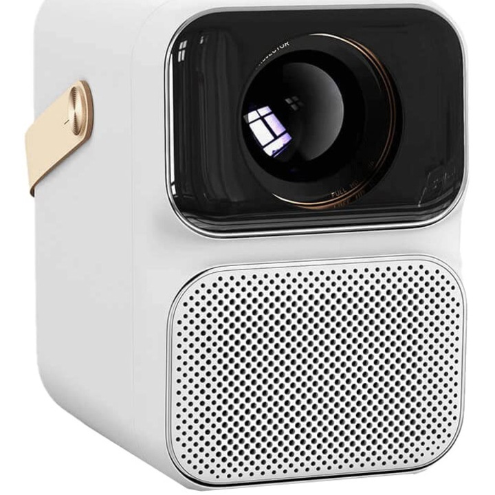 Преносим видеопроектор Wanbo T6 Max, 650 лумена, 1080p, Wireless, Android, Бял