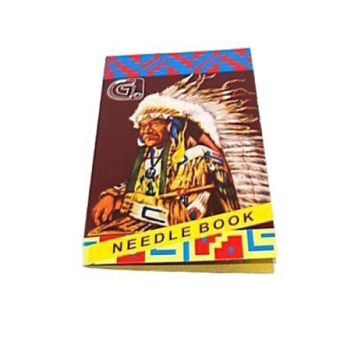 Set de ace Indianin, 19 ace de cusut manual si 5 ace groase, multicolor