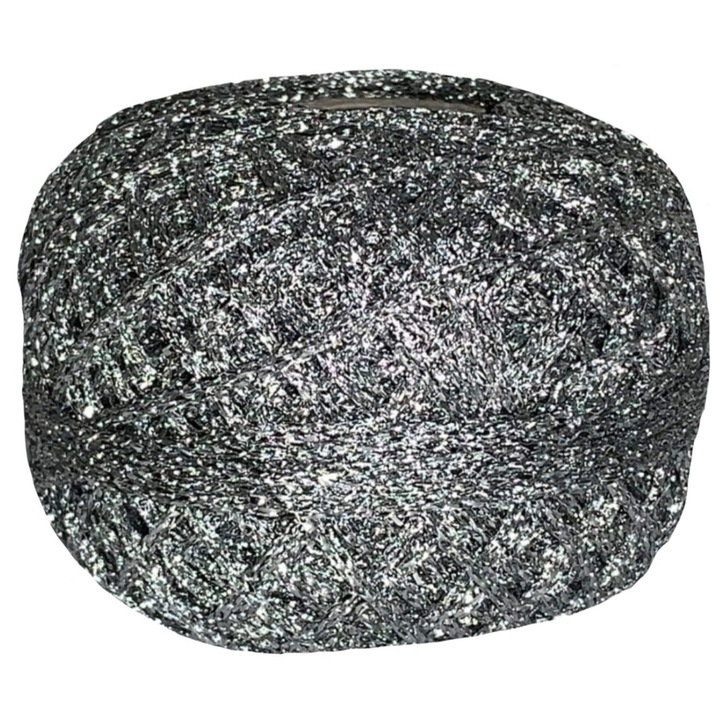 Fir textil PR 4, 50m, 1,5mm, argintiu, set 10 bucati