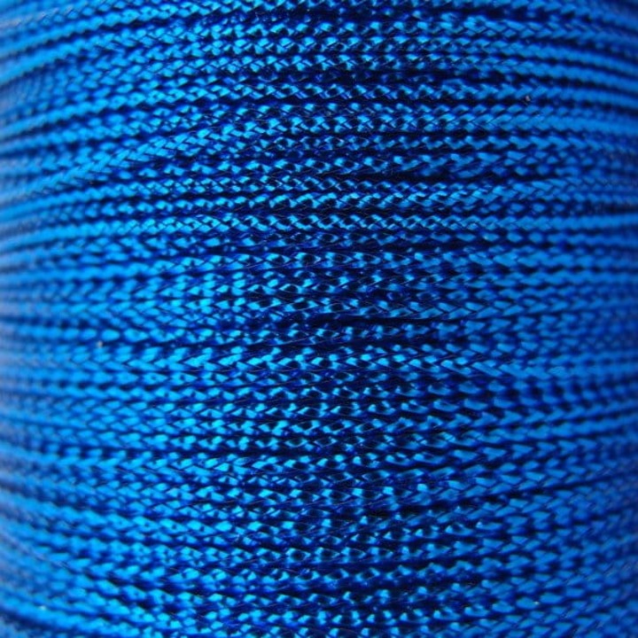 Метализирана връв Kufer, 100 м, 1 мм, синя