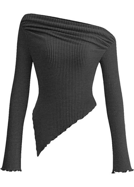 Bluza dama MWAOWM, Tricot, Gri, Gri