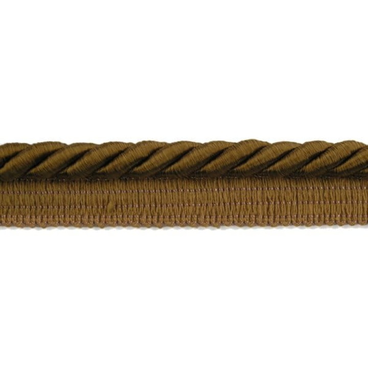 Kárpitos zsinór, Kufer, 8mm, világosbarna, 1m