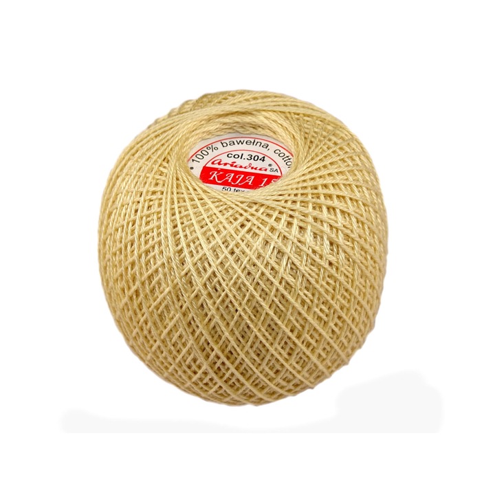 Textil cérna 30g, 200m, 50 tex x 3, arany, 1 db-os szett