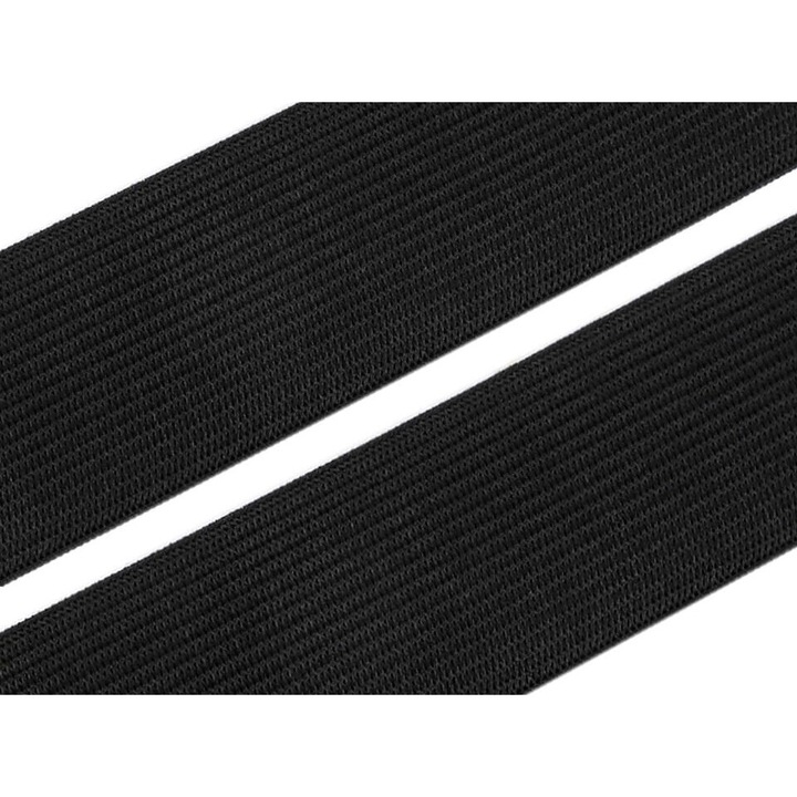Sima gumiszalag, 50 mm, 25 m, fekete