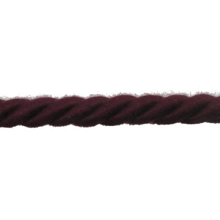Snur din bumbac 6 mm, visiniu, 20m