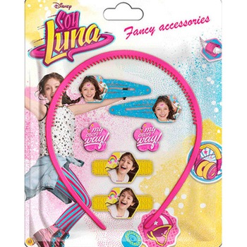 Accesorii par, Soy Luna, roz cu galben Accesorii par, Soy Luna, roz cu galben