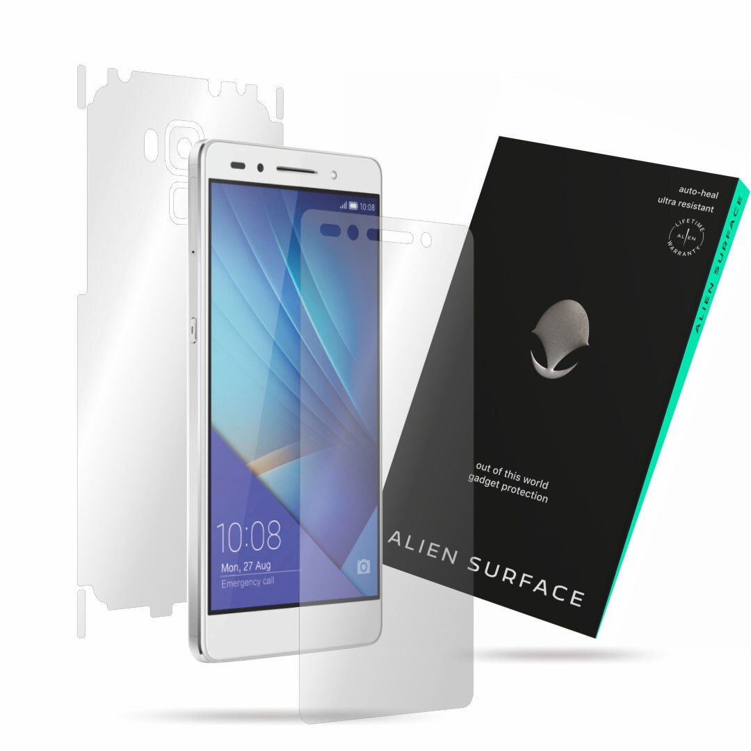 Folie Alien Surface, Huawei Honor 7, protectie ecran, spate, laterale