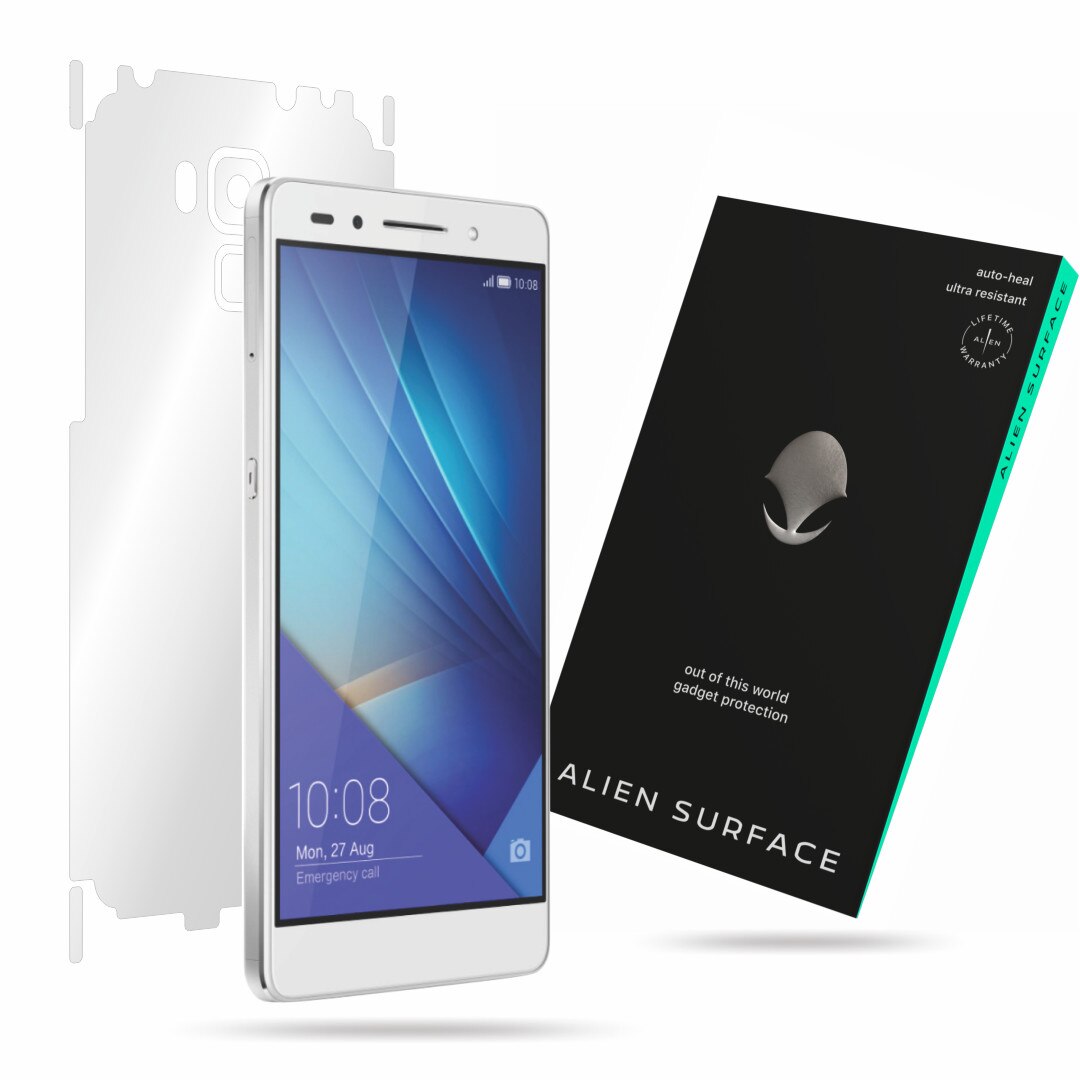 Folie Alien Surface, Huawei Honor 7, protectie spate, laterale