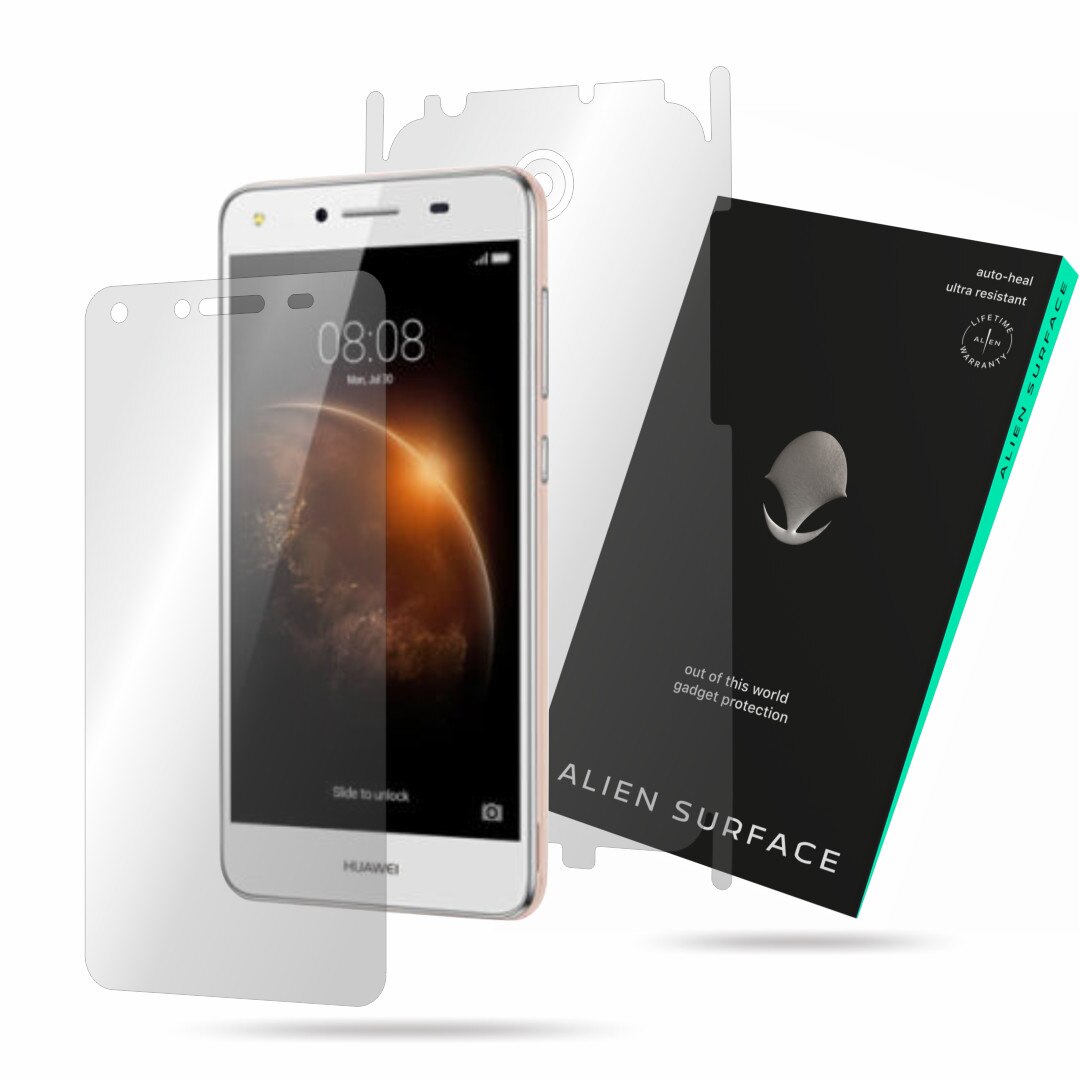 Folie Alien Surface, Huawei Y5II, protectie ecran, spate, laterale