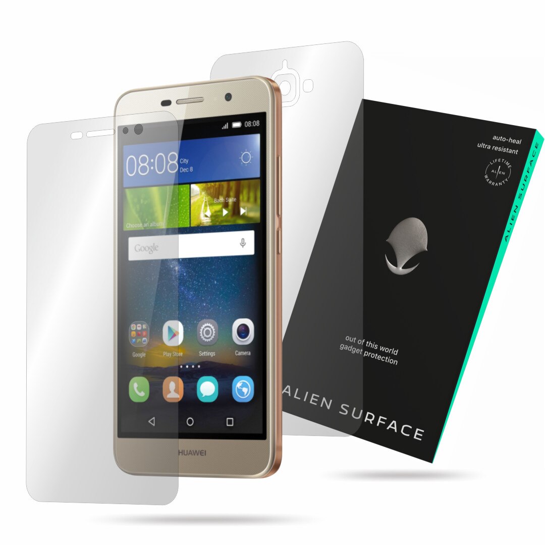 Folie Alien Surface, Huawei Y6 Pro, protectie ecran, spate