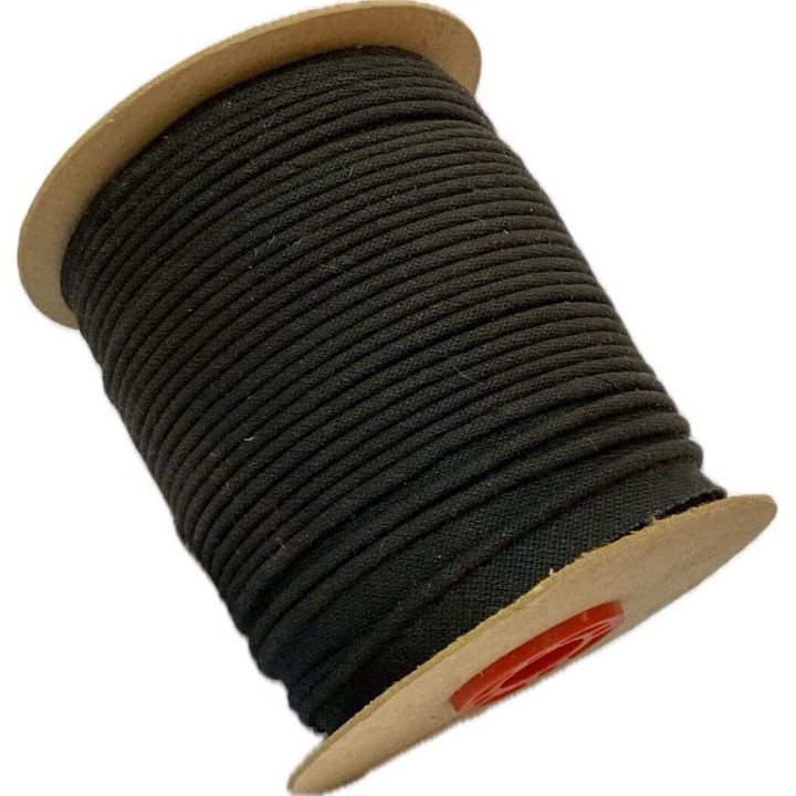 Textilszál, 12mm, 1 m, pamut, zöld