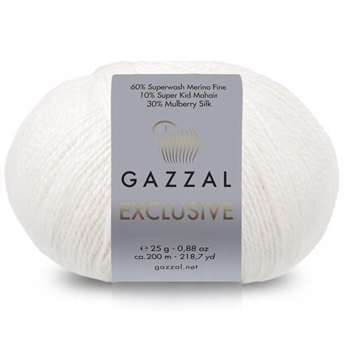 Gazzal textilszál, selyem 9909, ekrü