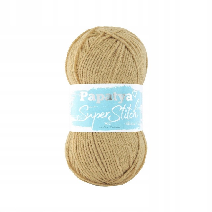 Garnitur textil Kufer Wloczka Papatya Super Stitch, 100% acril, 200m, 100g, culoare 9340