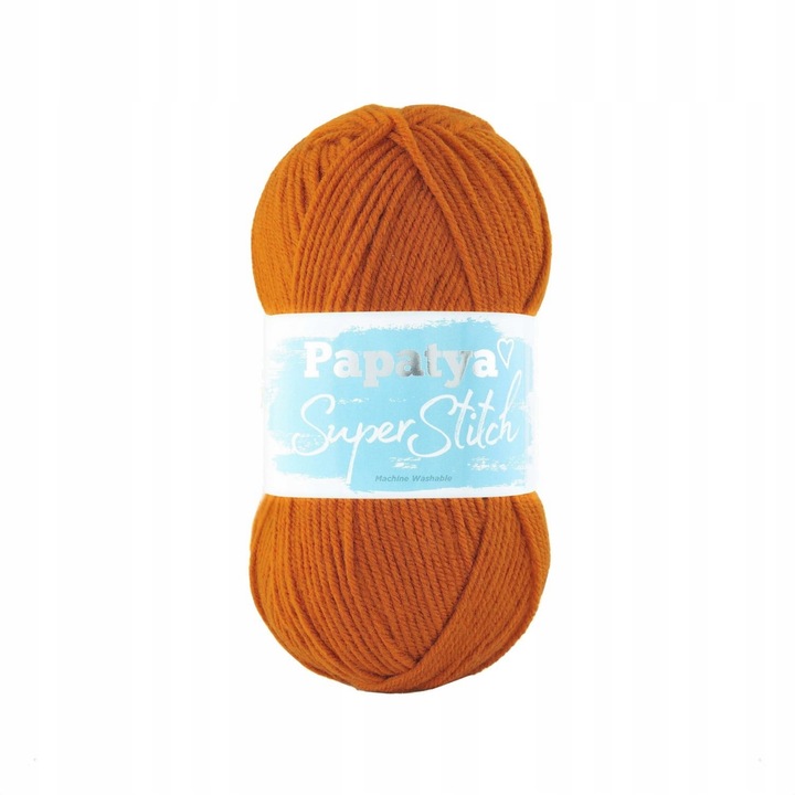 Garnitur textil Kufer Wloczka Papatya Super Stitch, 100% acril, 200m, 100g, culoare 8960