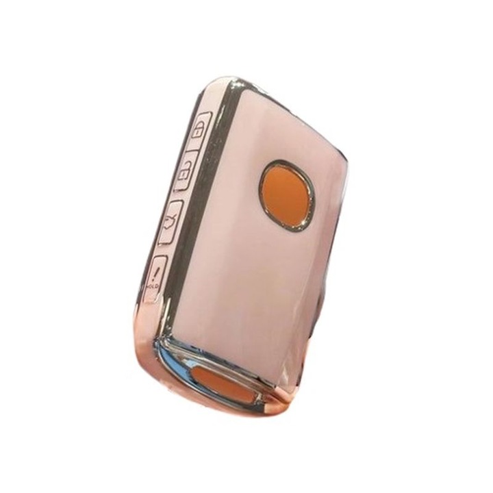 Kulcsfedél 4 gomb oldalsó Mazda CX5, CX30, CX9, 2019 2020 2021 Mazda 3, Mazda 3 Hatchback rózsaszín